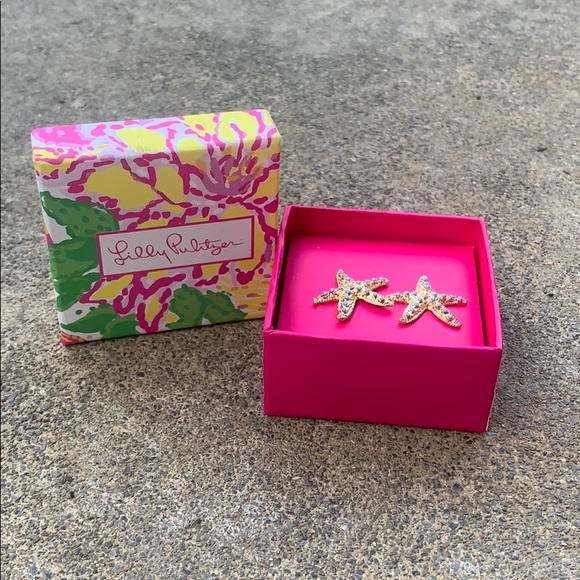 Lilly Pulitzer Starfish Earrings - Picture 1 of 3